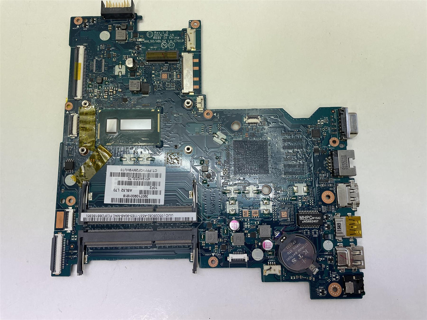 HP 250 G4 822041-601 Motherboard UMA System board UMA i3-5005U GLAN System Board Mother Board Main Board Main Board