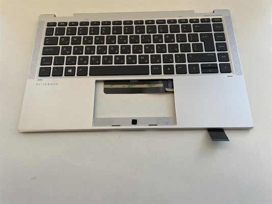 For HP EliteBook x360 1040 G7 M16933-BB1 Palmrest Top Cover Keyboard Hebrew NEW