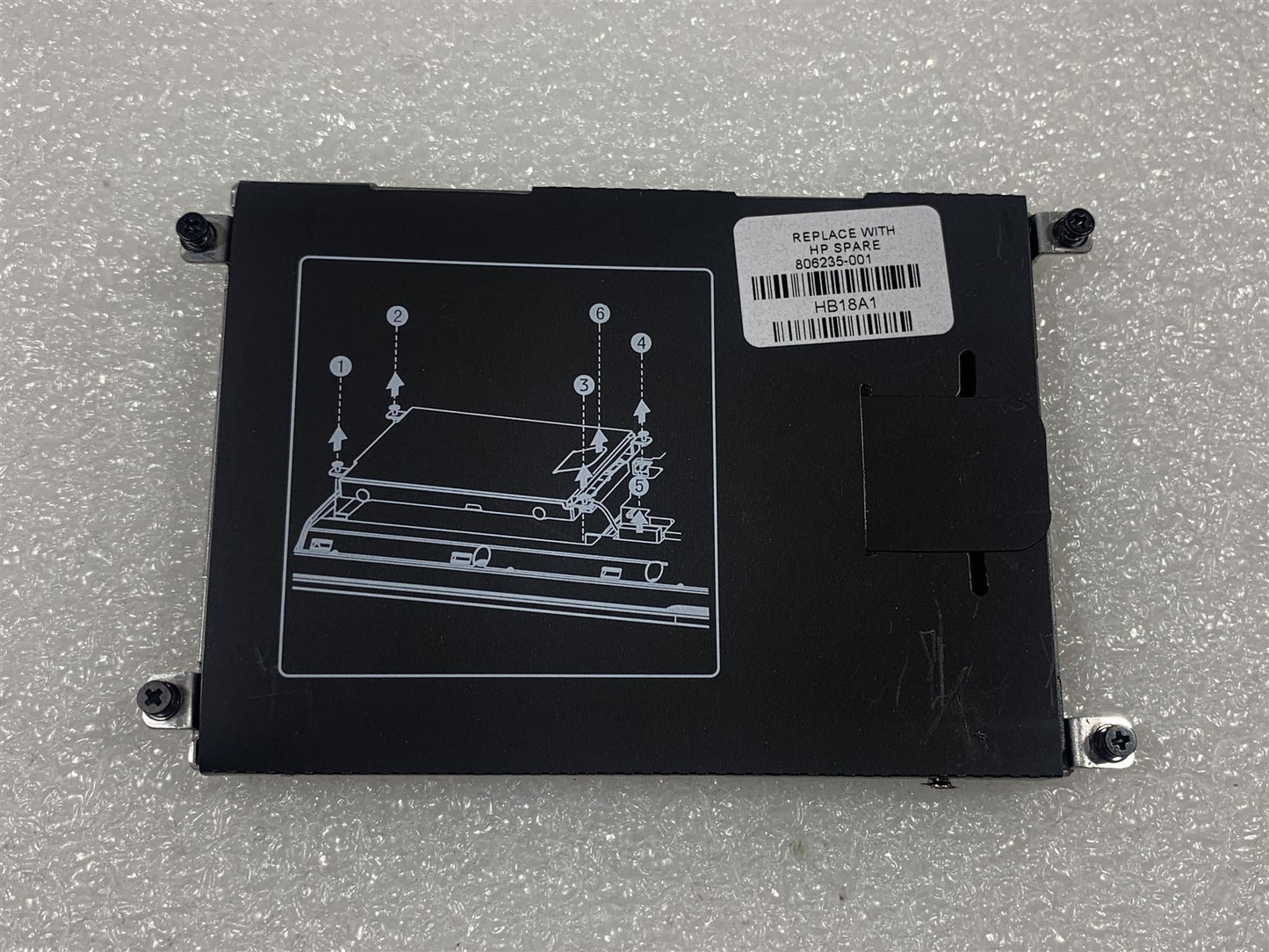 HP ProBook 640 645 650 655 G1 806235-001 256GB Solid State Drive SATA Caddy SET