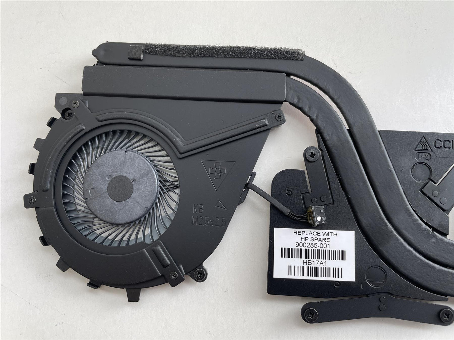 HP ZBook Studio G3 900285-001 THERMAL Heatsink MODULE DIS 4+4E Heath Heath Sink Cooler Cooling With Fans Left Fan + Right Fan 900786-001