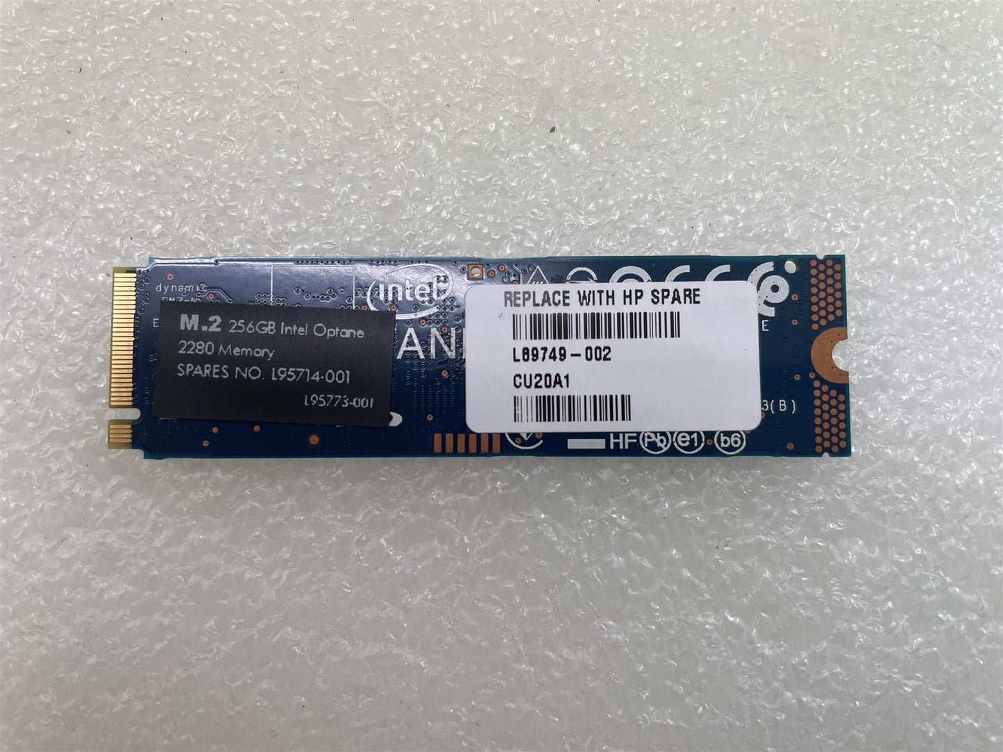 For HP L89749-002 SSD L78240-001 16GB 256GB PCIe NVMe 16GB Optane L48337-001 HBRPEKNX0101AH