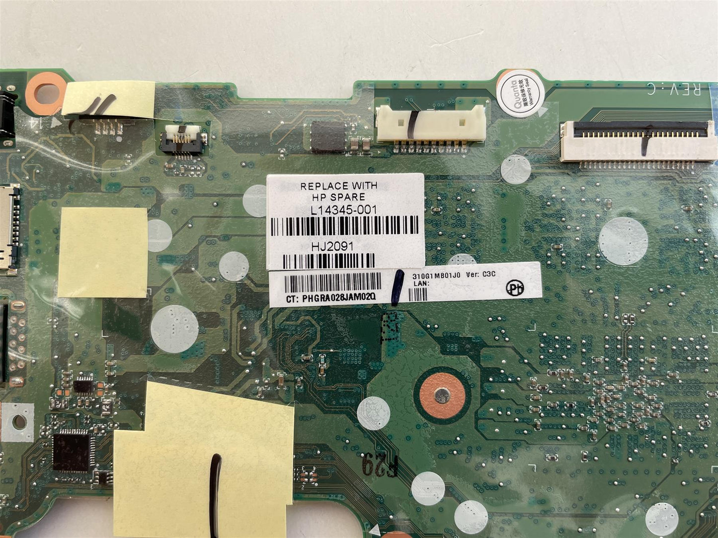 HP Chromebook 14 G5 L14345-001 SPS-MB UMA Cel N3450 8GB 64GeMMC System Board Mother Board Main Board Main Board