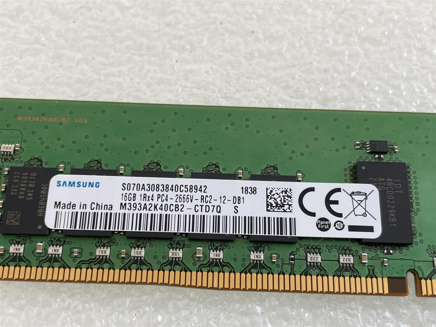 For HP L27019-001 Samsung 16GB 2666V M393A2K40CB2-CTD7Q Ram Memory