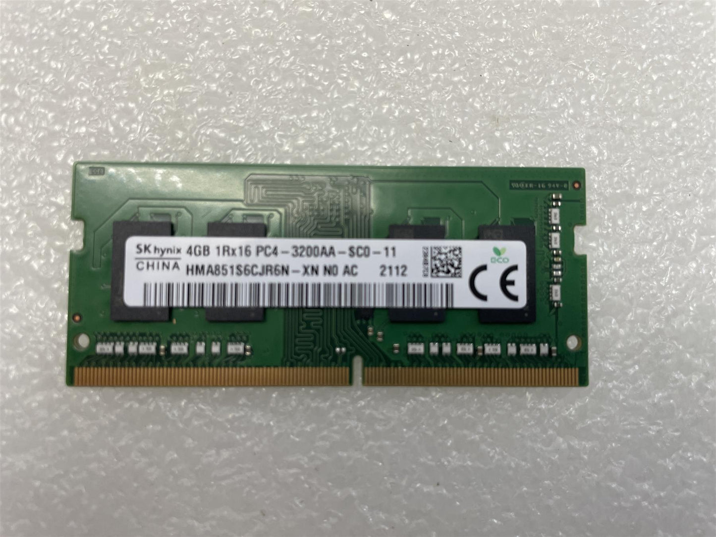 For HP L68529-003 SK Hynix 4GB 1Rx16 PC4 DDR4 3200AA HMA851S6CJR6N-XN Ram Memory