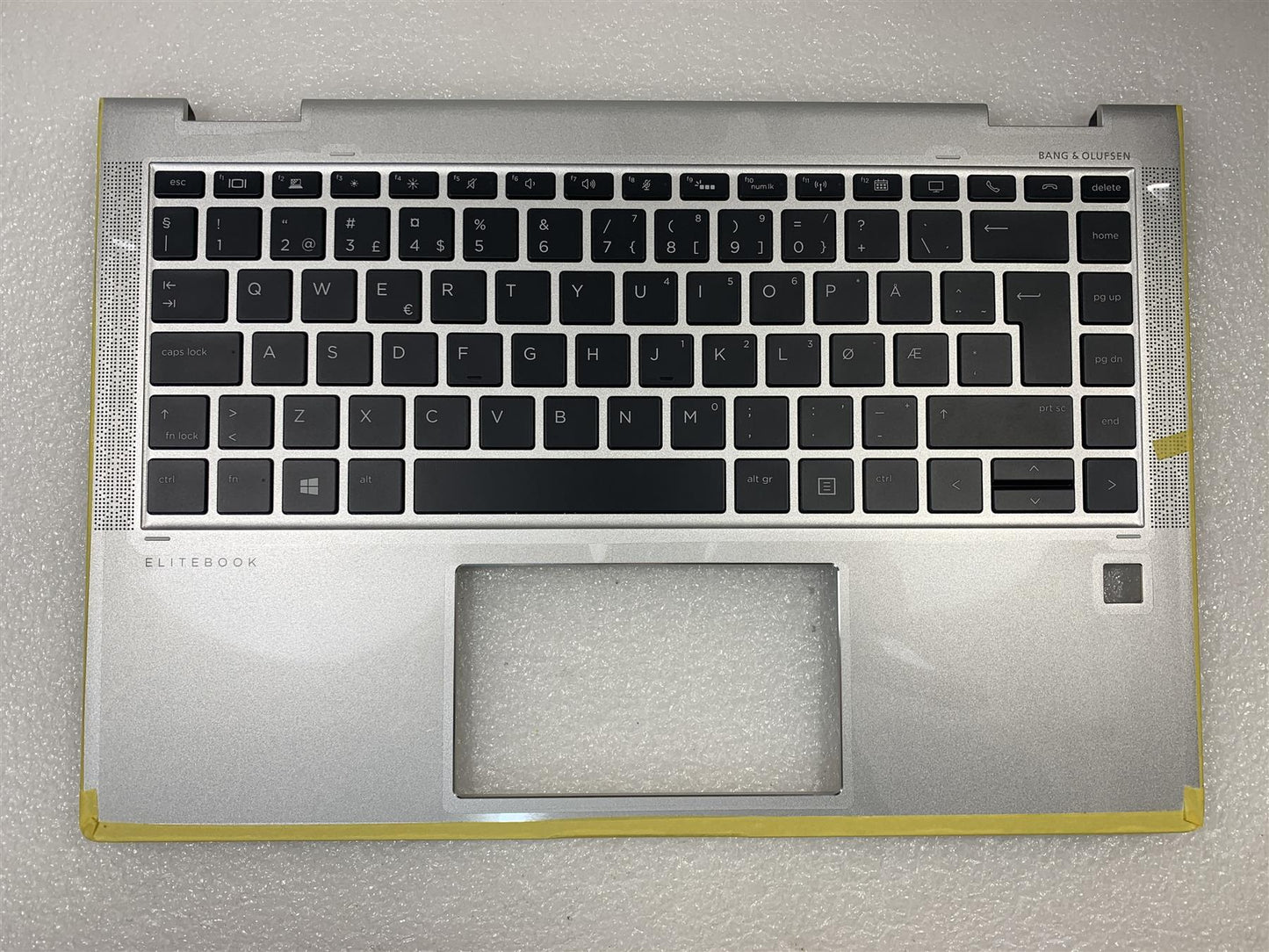 HP EliteBook x360 1040 G5 L41041-091 Norwegian Keyboard Norway Norse Palmrest