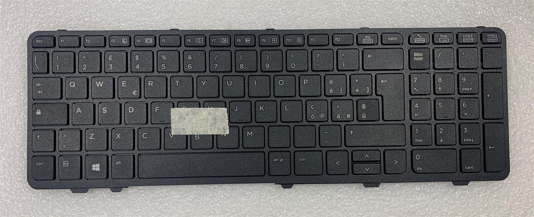 HP ProBook 650 655 G1 738697-061 Italian Keyboard Italiano Italy Numer