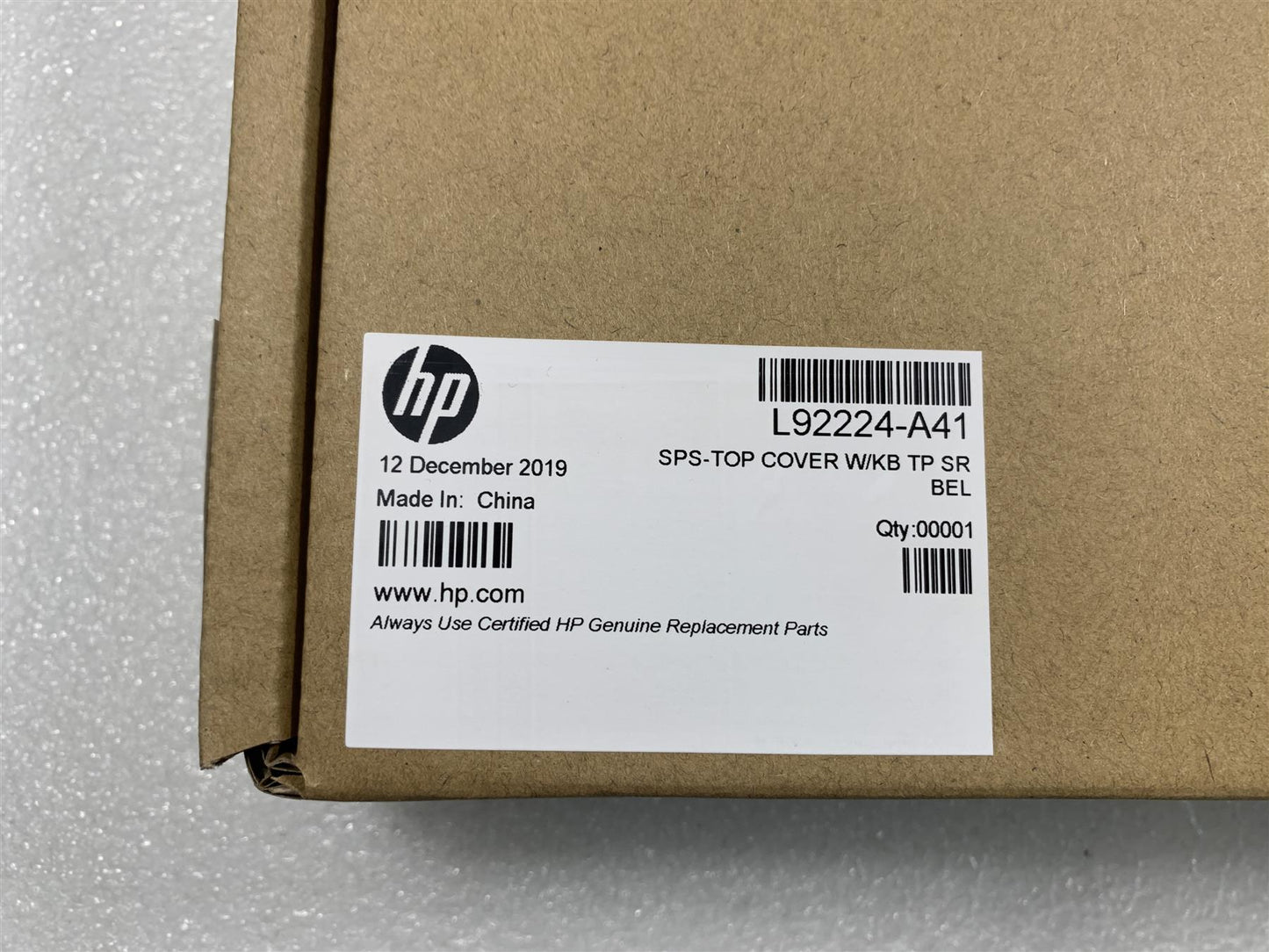 HP Chromebook 11A G6 L92224-A41 Belgian Keyboard Belgium Palmrest Genuine NEW