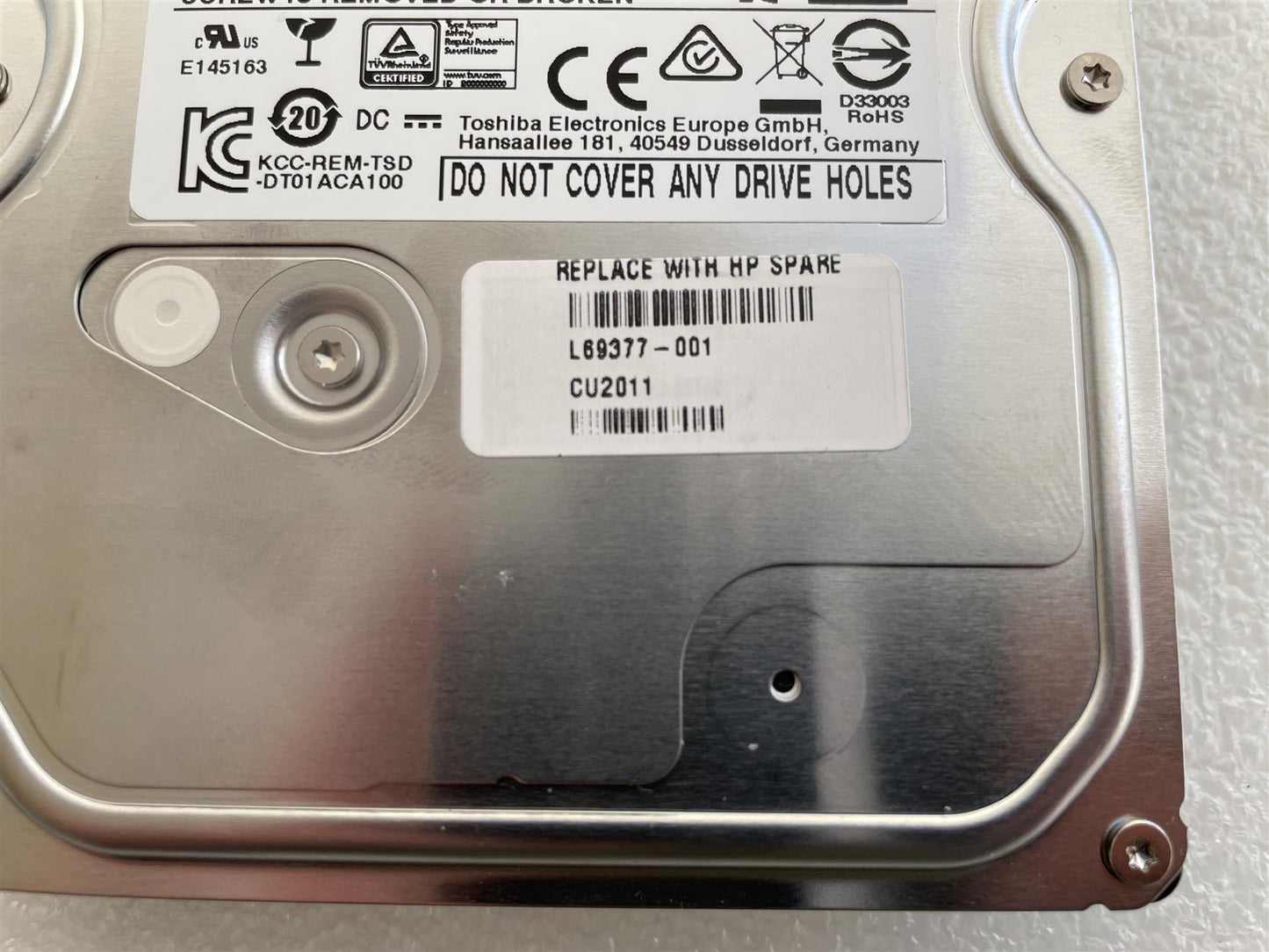 For HP L69377-001 Toshiba DT01ACA050 500GB HDD SATA Hard Disk Drive 3.5 inch