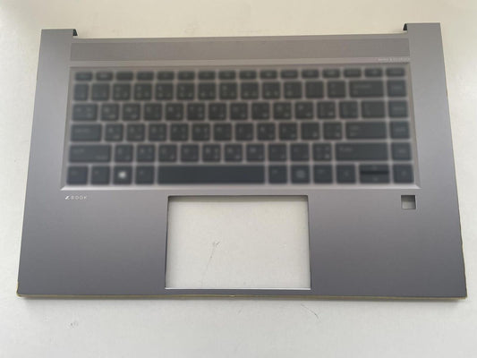 HP ZBook Studio G7 M14608-031 English UK Keyboard Palmrest RTX DSC STICKER NEW