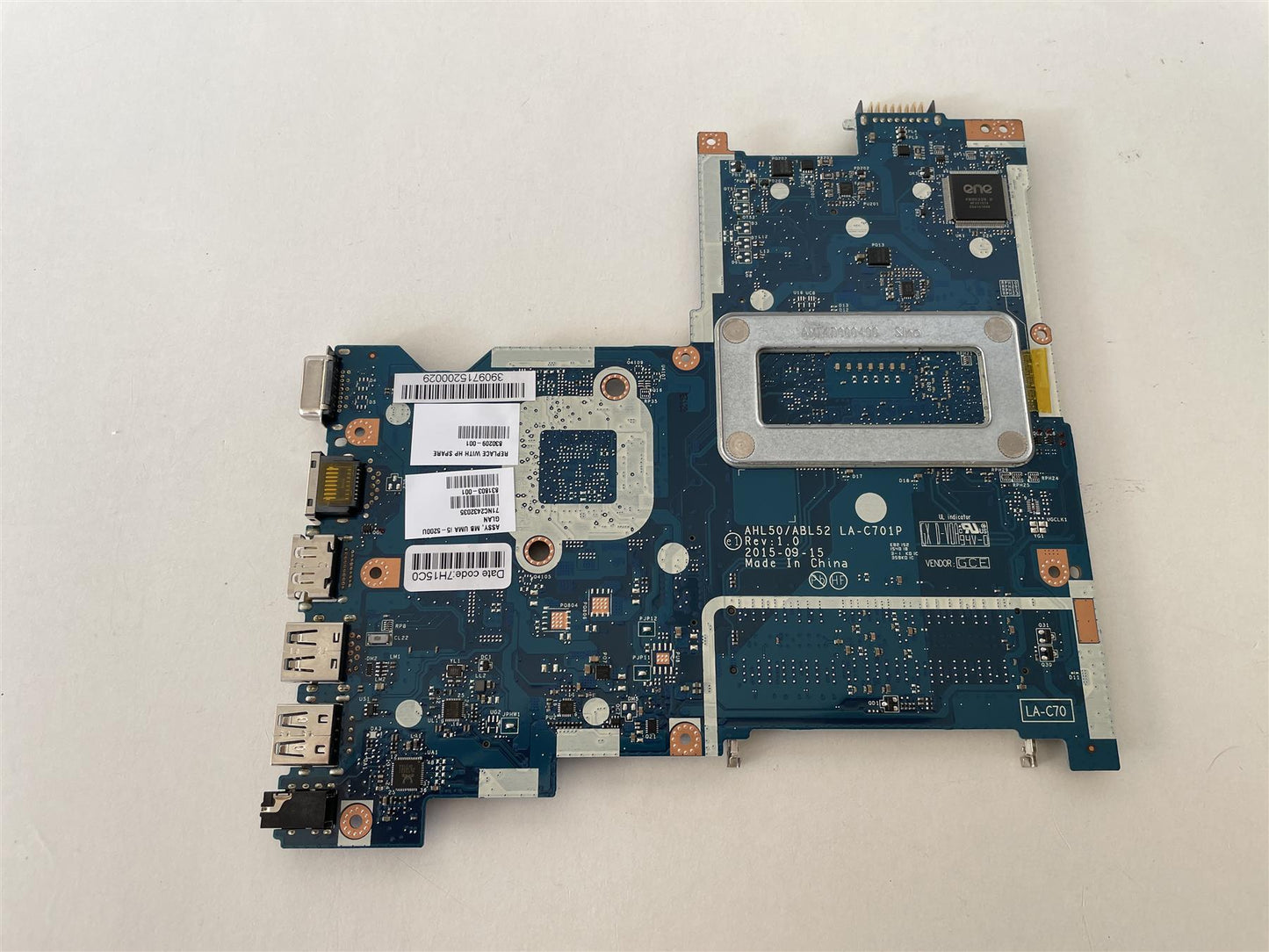 HP 250 G4 Motherboard 830209-001 UMA i5-5200U 830209-601 GLAN System Board Mother Board Main Board Main Board  NEW