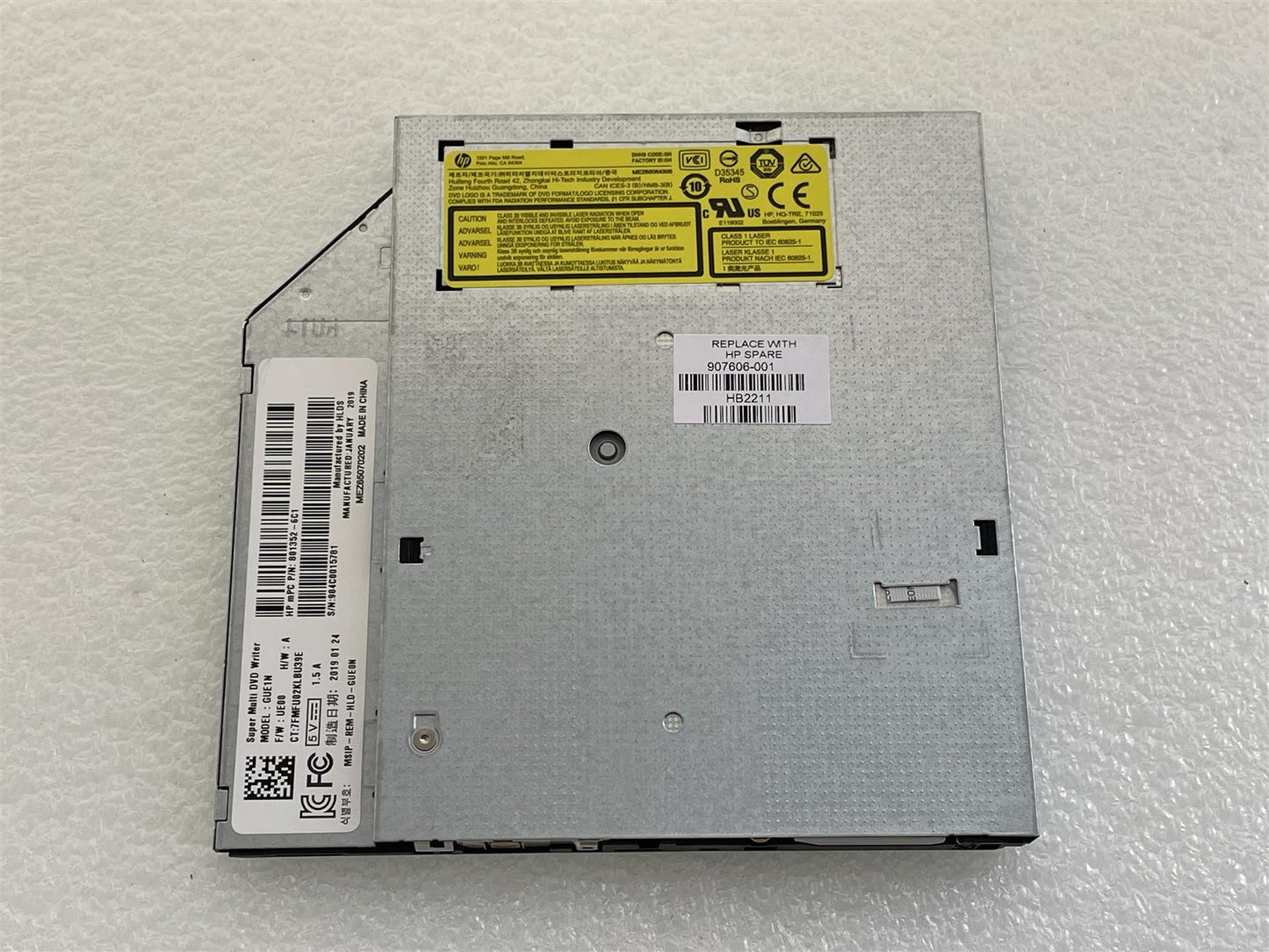 For HP 907606-001 801352-6C1 GUE1N DVD RW CD drive writer Burner Player Rom