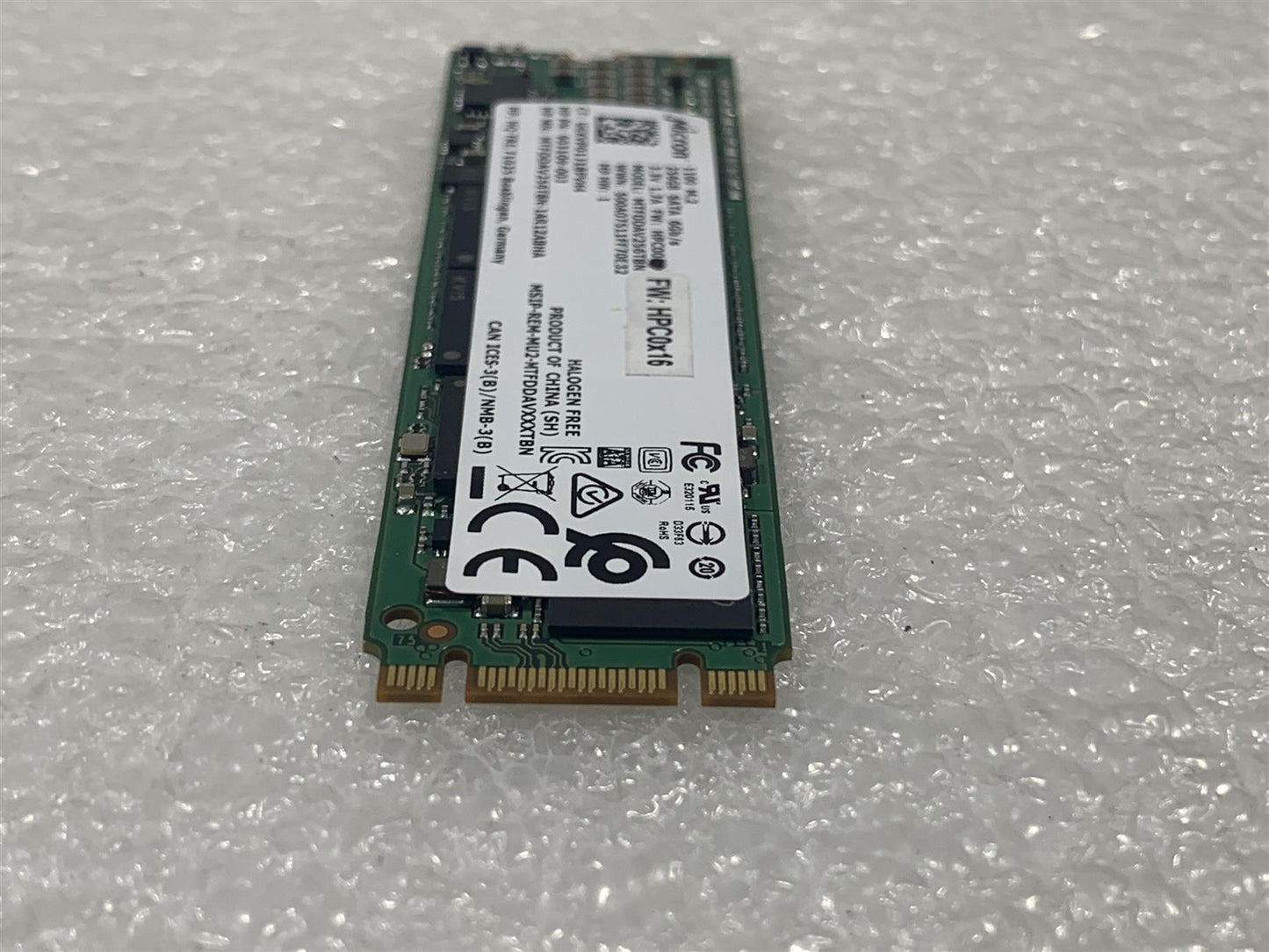 HP 917099-001 Micron MTFDDAV256TBN 1100 M.2 SATA 256GB SSD Solid State Drive