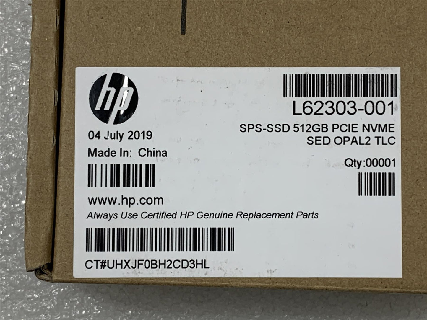 HP L62303-001 L18843-002 Western Digital SN720 512GB SSD OPAL 2.0 m.2 NVMe NEW - L62290-001