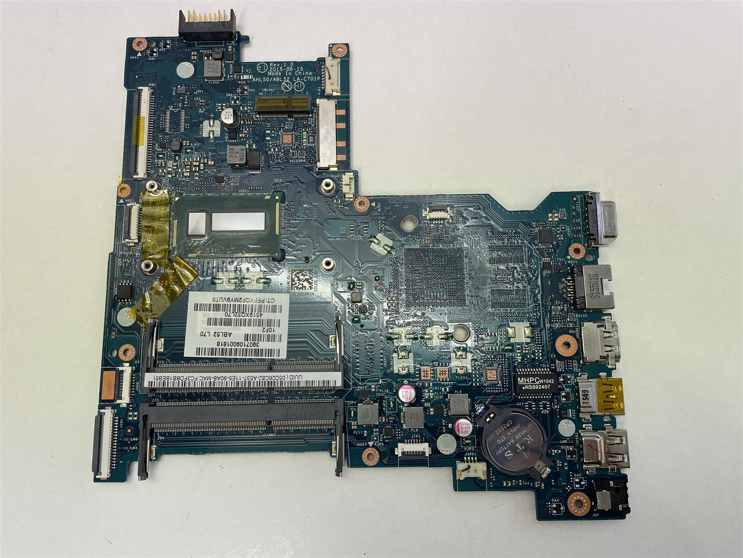 HP 250 G4 822041-601 Motherboard UMA System board UMA i3-5005U GLAN System Board Mother Board Main Board Main Board