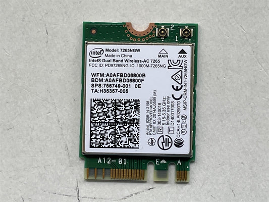 For HP 756749-001 Intel 7265NGW Dual Band Wireless AC 7265 Wifi Wi-Fi WLAN Card