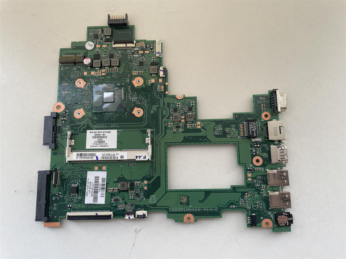 For HP 925426-001 Motherboard HP 240 G6 14g 14q UMA CelN3060 32GeMMC