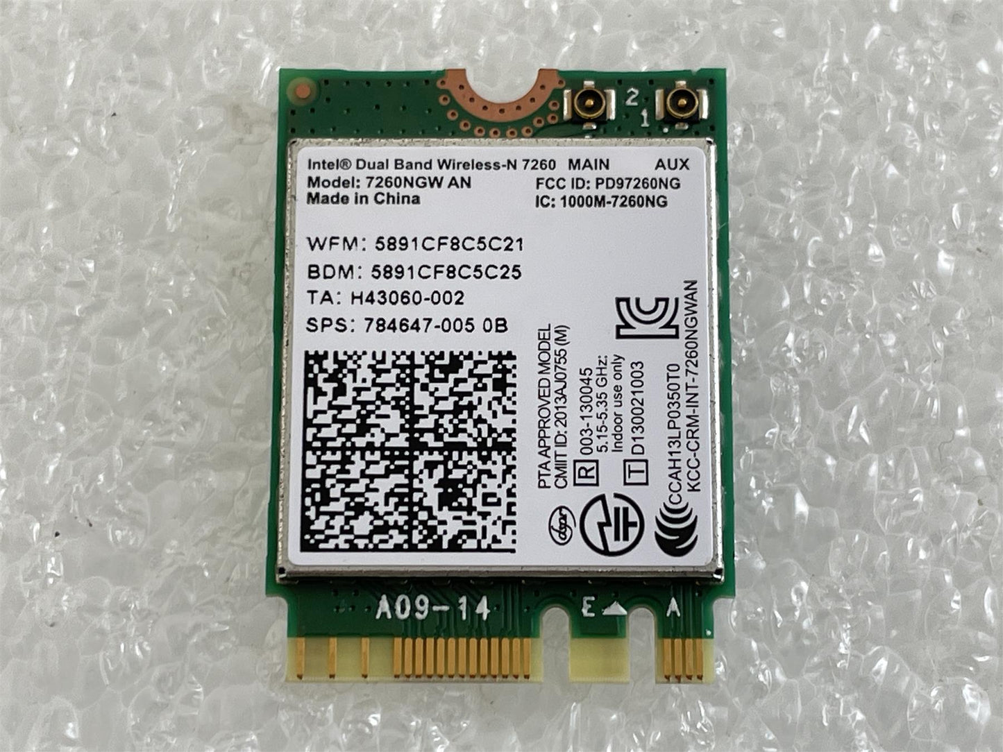 For HP 784647-005 Intel Wireless-N 7260NGW AN Wifi Wireless Card NEW