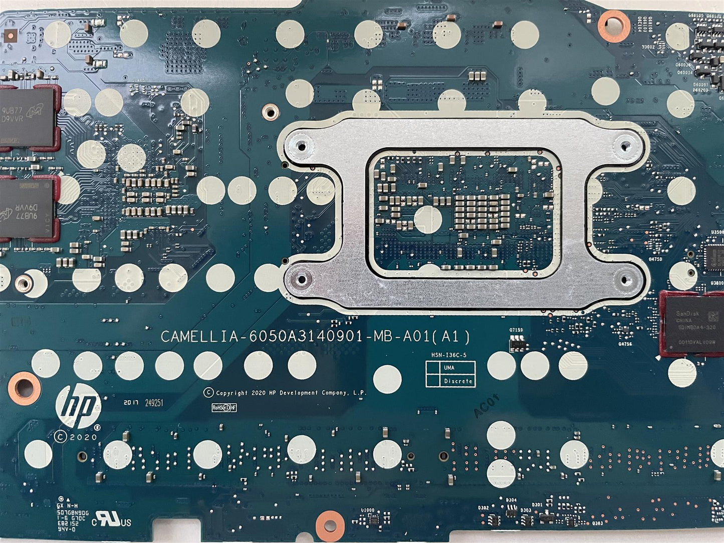 For HP Zbook Firefly15 G7 M05502-001 Motherboard DSC Intel i7-10810U OSR