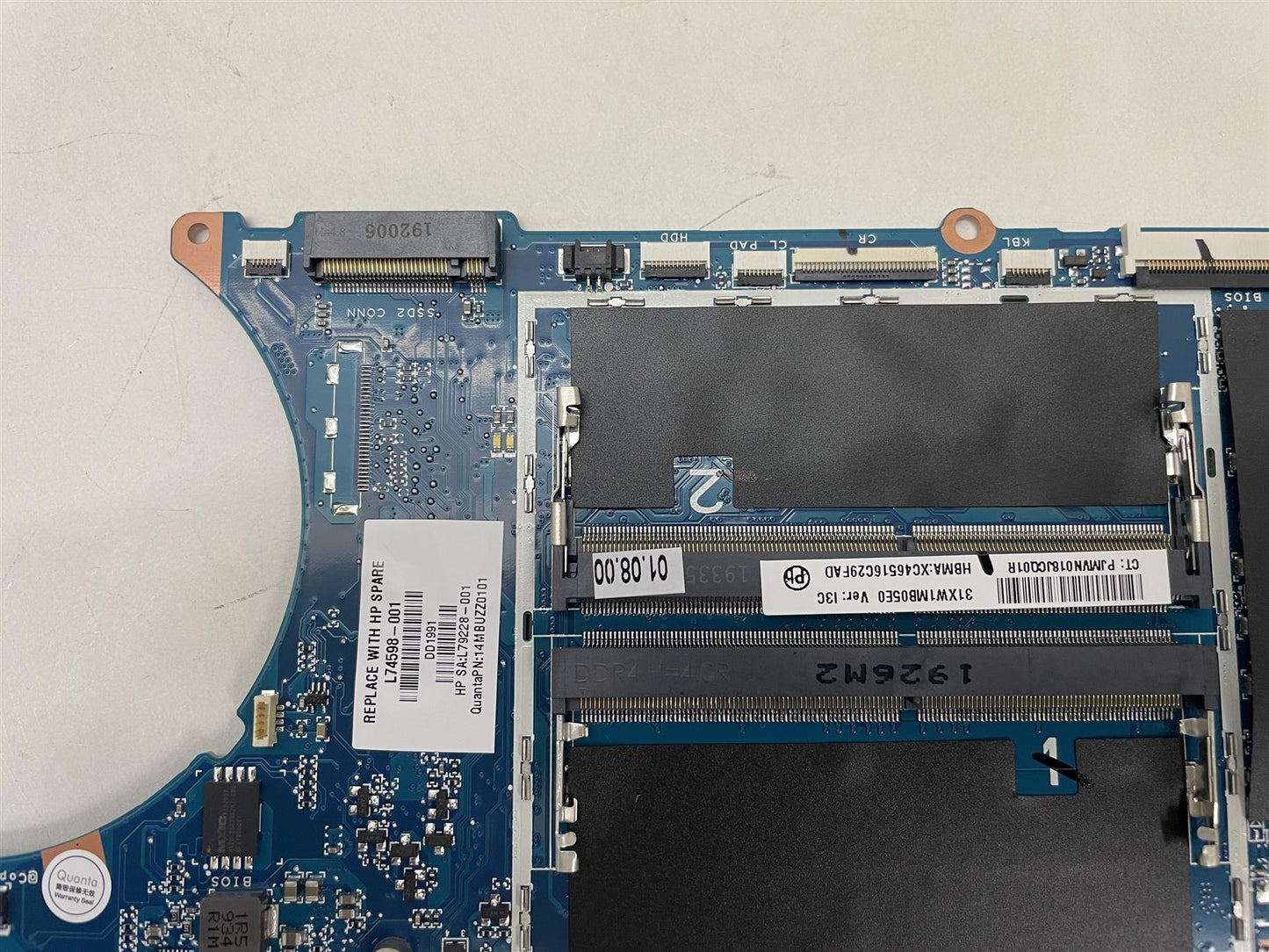 For HP ZBook Studio G5 L74598-001 Motherboard UMA i7-9850H NEW