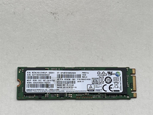 For HP L00805-855 Samsung MZ-NLN512A PM871a 512GB M.2 SSD SolId State Drive NEW