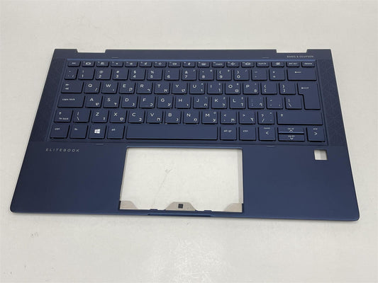 For HP Dragonfly G2 M42281-BB1 Palmrest Top Cover Keyboard Hebrew Israeli NEW