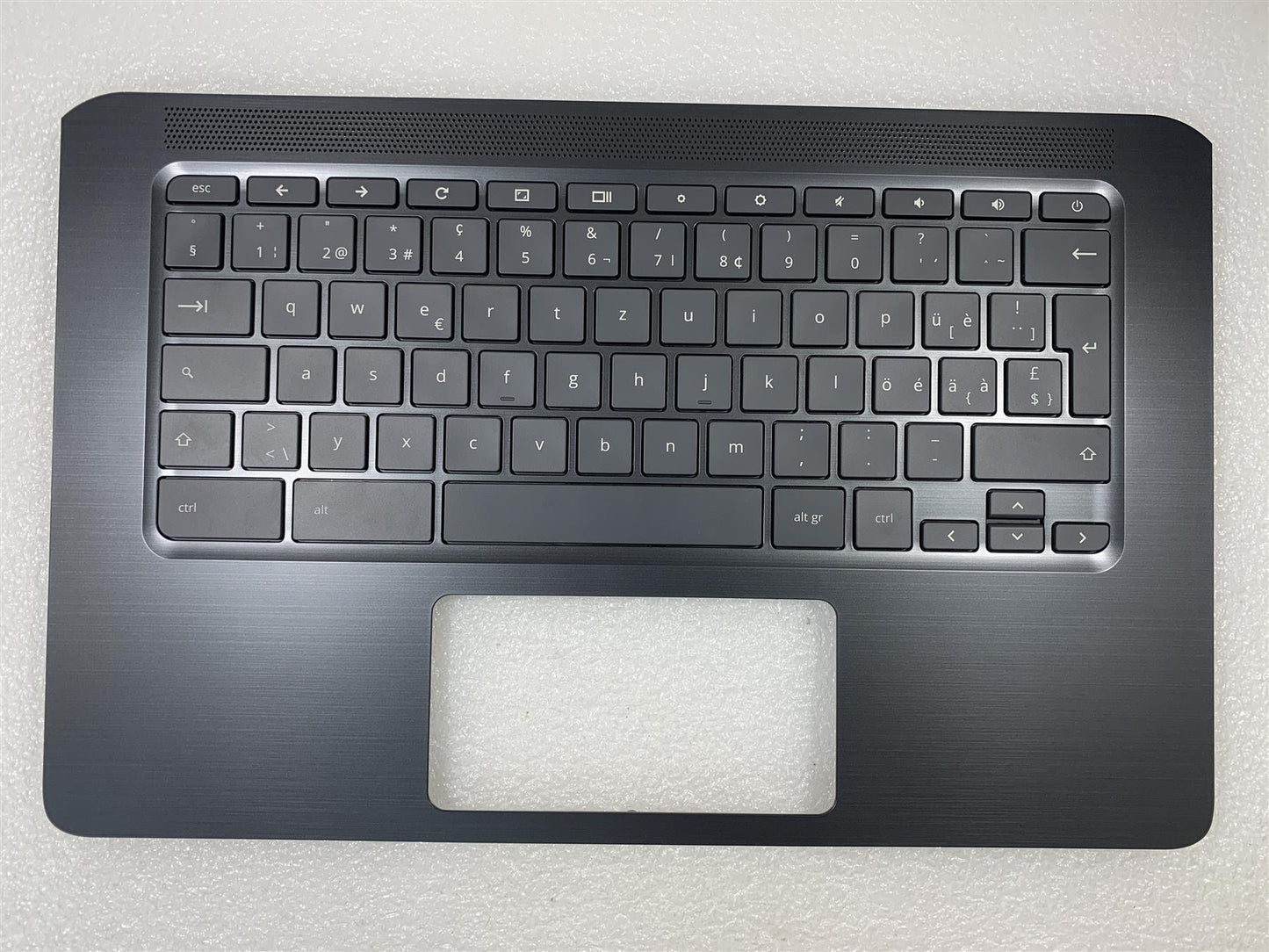 HP Chromebook 14A G5 L14354-BG1 Swiss Keyboard Switzerland Palmrest Helvetian