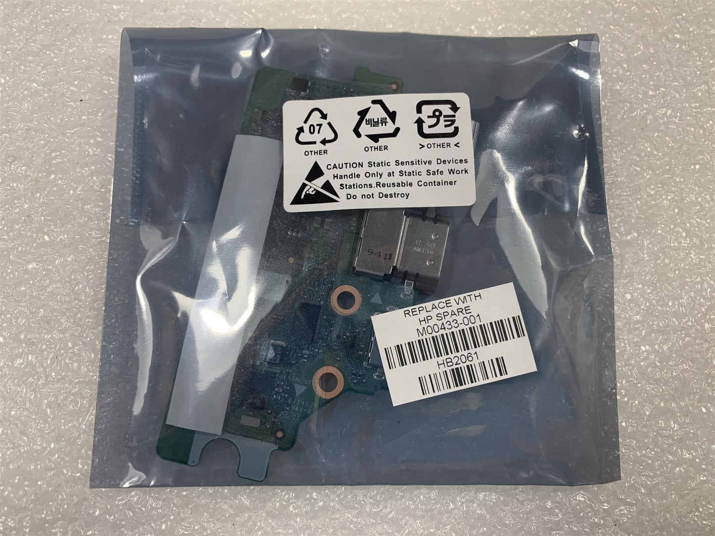 HP Pro c640 c645 G2 Chromebook M00433-001 USB 3.1 HDMI PCB Board  NEW Genuine