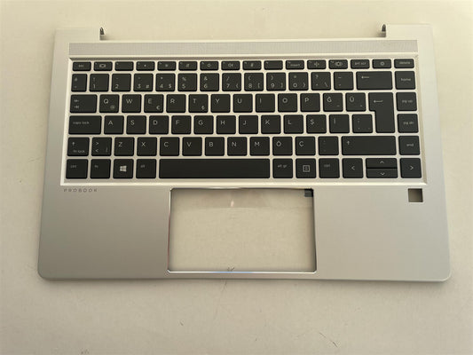 For HP Probook 640 G8 M48794-141 Palmrest Top Cover Keyboard Turkish Turkce NEW