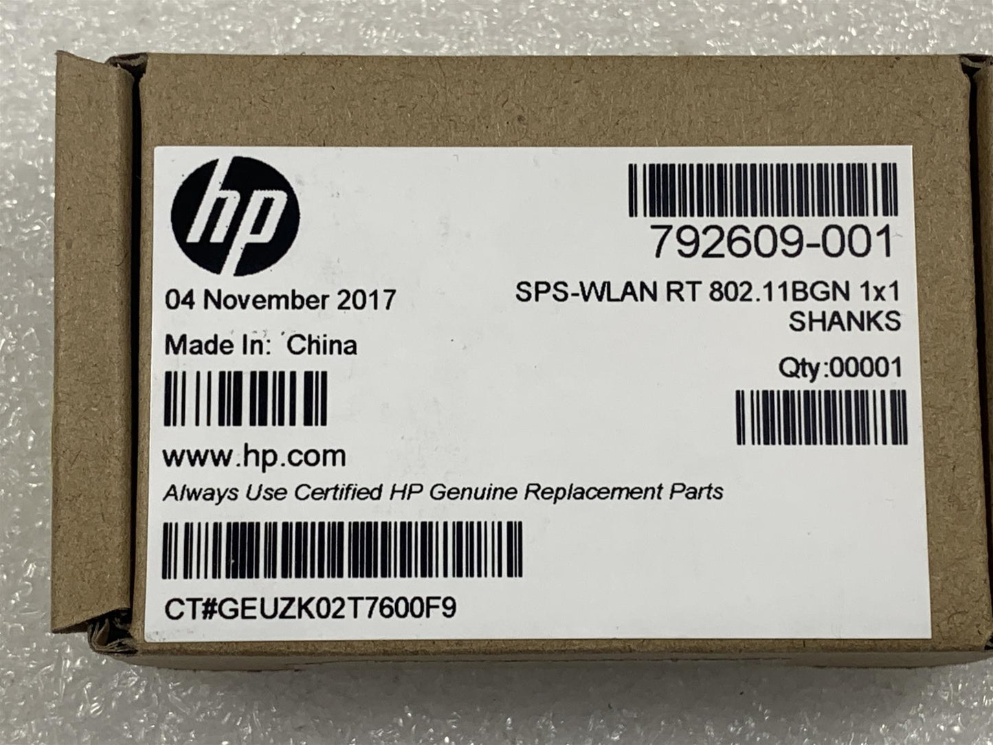 HP 792609-001 792202-003 Realtek RTL8188EE Wifi Wi-Fi WLAN Wireless Card GENUINE