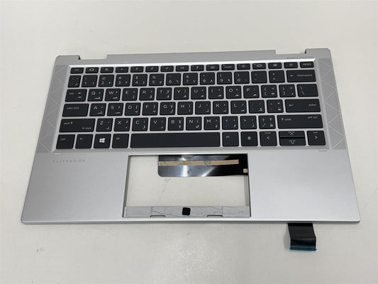 For HP EliteBook x360 1030 G7 M16982-171 Palmrest Top Cover Keyboard Arabic NEW