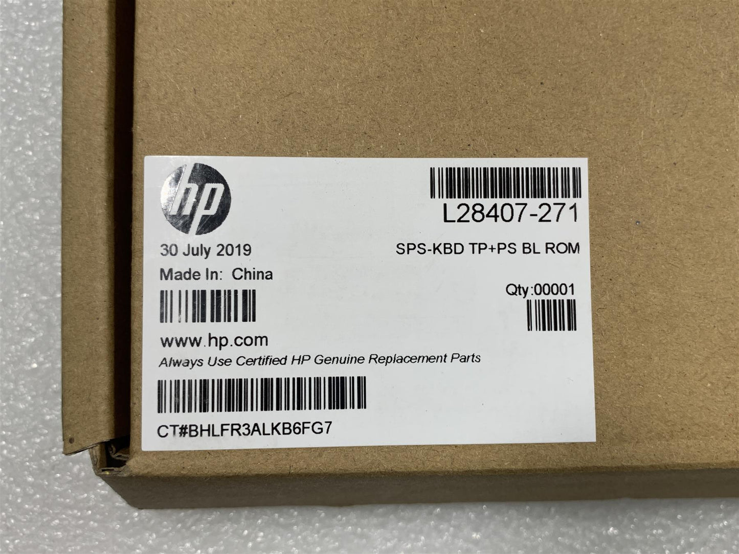 HP ZBook 15 G6 L28407-271 L12764-272 Romanian Romen Keyboard Romania NEW REV 3A