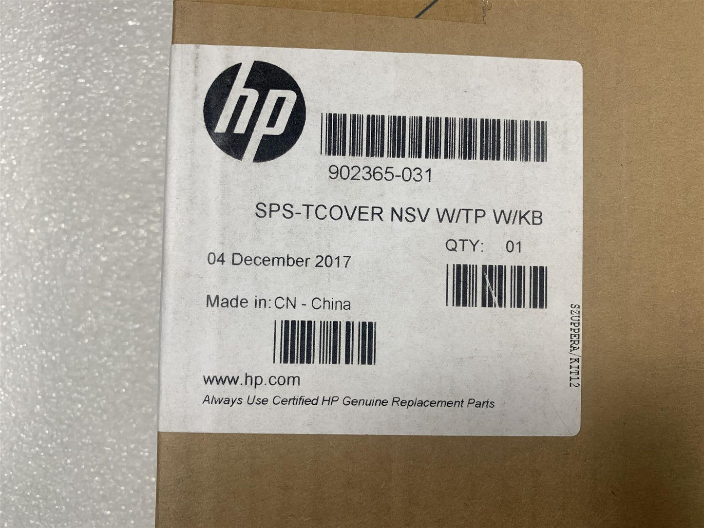 HP x2 210 G2 Detachable 902365-031 UK English Keyboard Layout Palmrest Touchpad