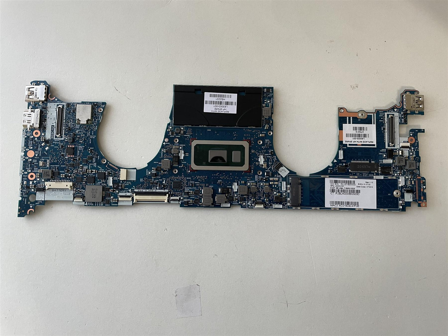 For HP EliteBook x360 1040 G6 L63003-001 Motherboard WLAN UMA Intel i7-8565U 8GB