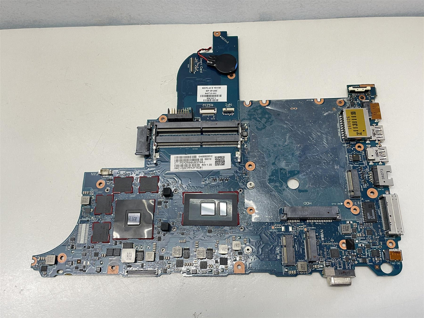 For HP ProBook 640 650 G2 840713-001 840712-001 840712-601 Motherboard DSC i7-6600U WWAN