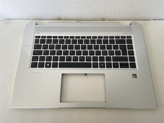 HP EliteBook 1050 G1 Keyboard L34212-DH1 Palmrest Denmark Finland Norway