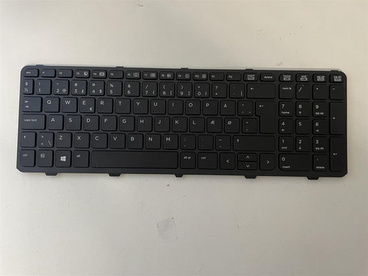 For HP ProBook 450 455 G2 768787-081 Keyboard Danish Dansk Original Genuine NEW