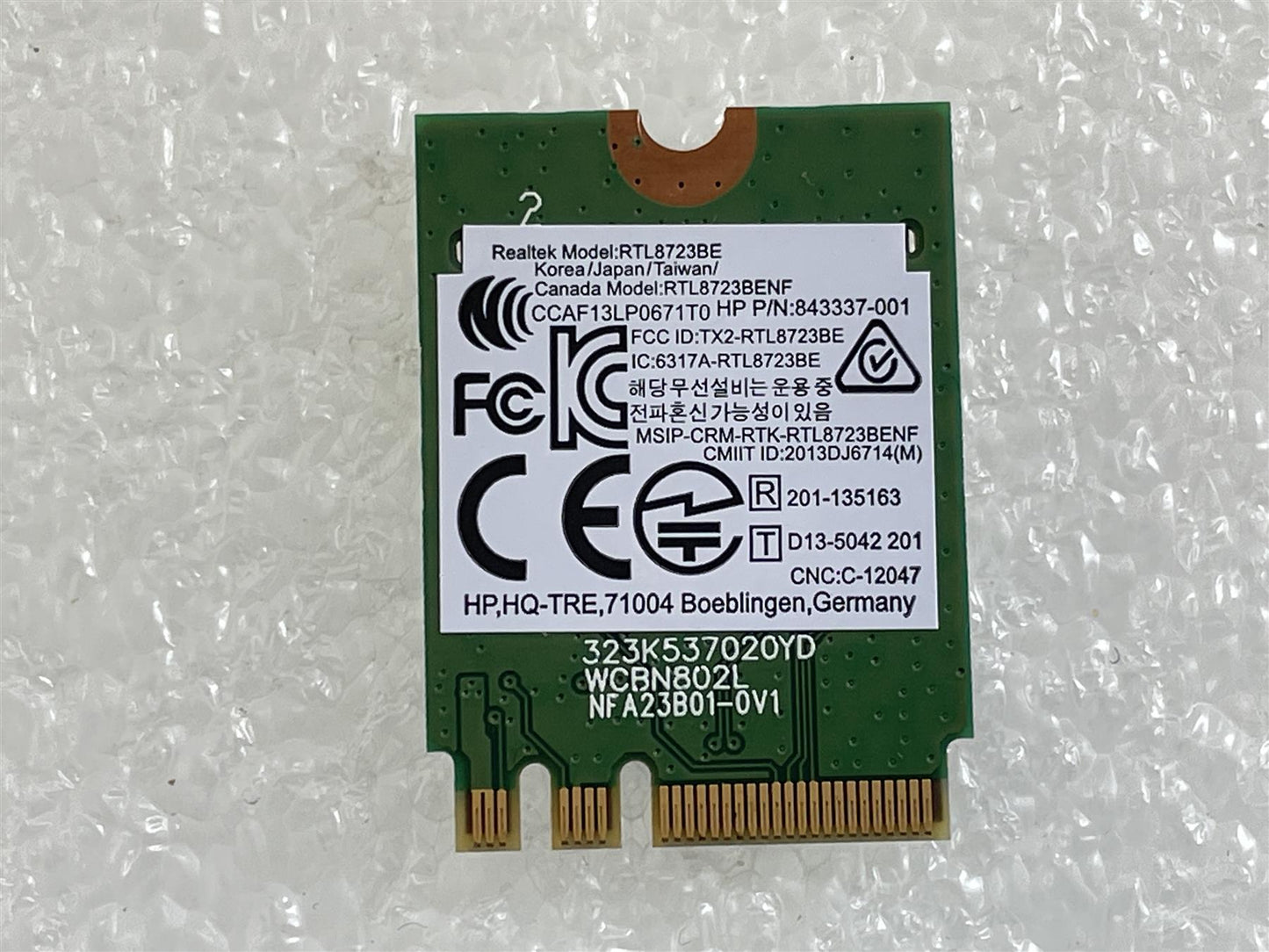 For HP 855106-855 Realtek RTL8723BE 8723BE WLAN Wireless Card Wifi Genuine NEW