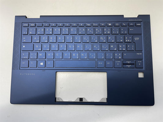 For HP Elite Dragonfly L74116-FP1 Palmrest Top Cover Keyboard N West Africa NEW