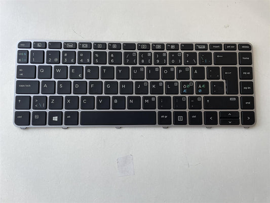 For HP EliteBook Folio 1040 G3 844423-DH1 Keyboard Nordic Danish Finnish NEW