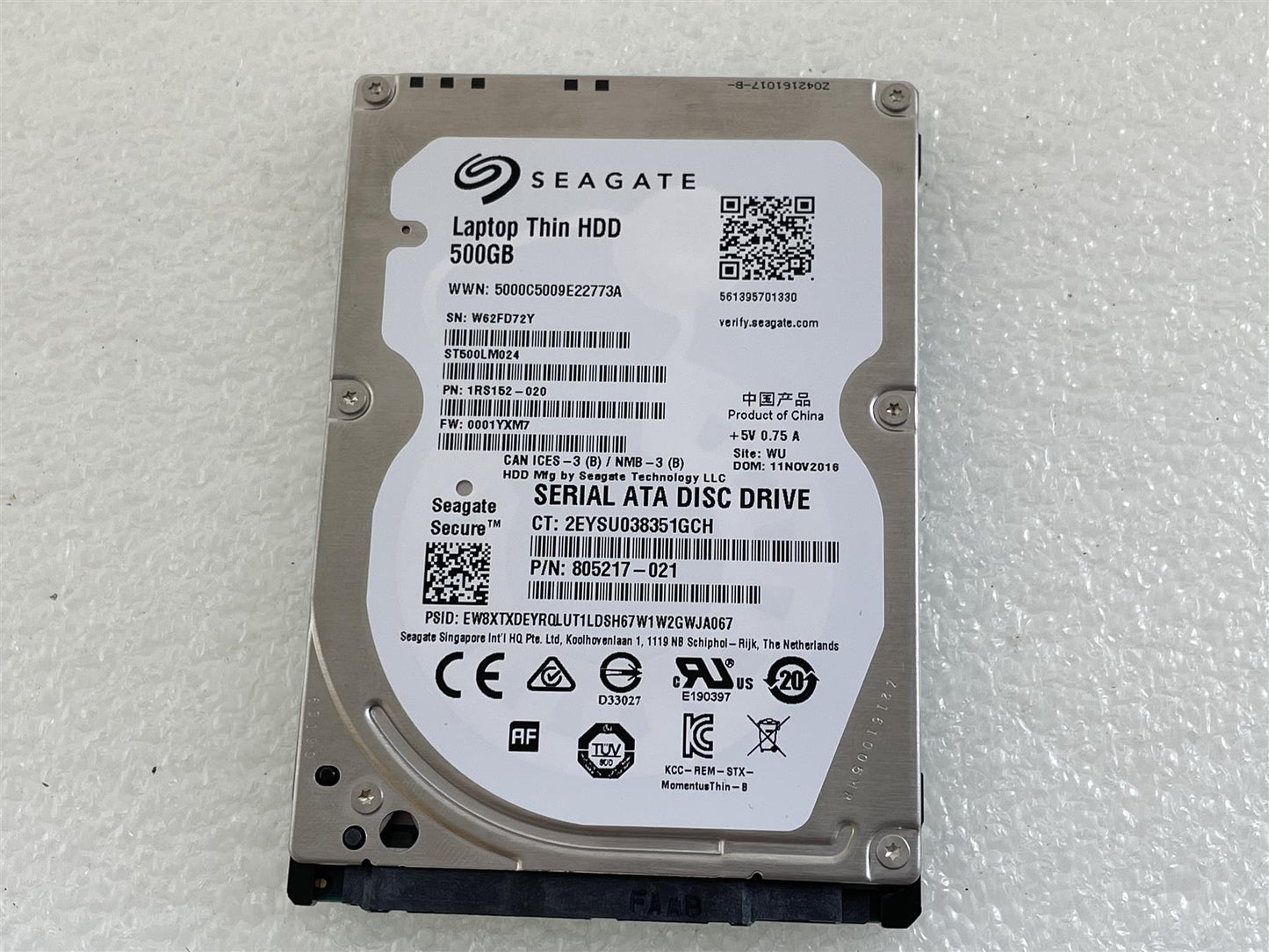 For HP L33355-800 Seagate ST500LM024 HDD Hard Disk Drive 500GB NEW