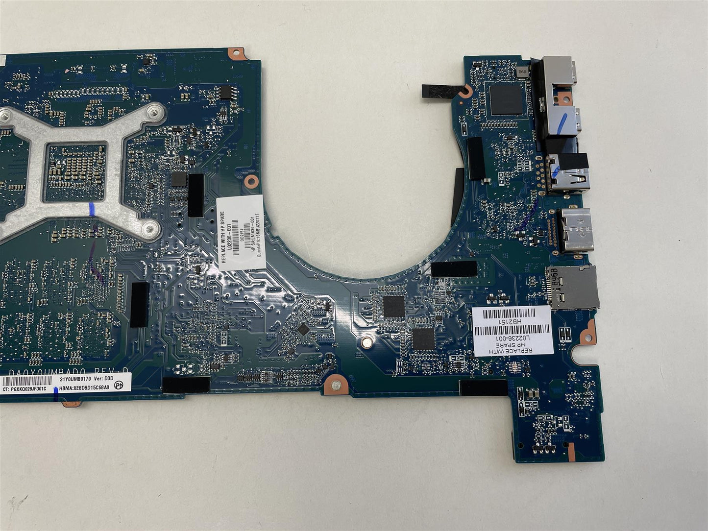 HP EliteBook 1040 G4 Motherboard L02236-001 SPS-MB W/WLAN UMA i7-7600U 16GB System Board Mother Board Main Board Main Board  - We are sending L02232-001 with i5 processor