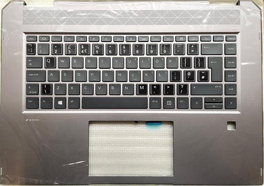 HP ZBook Studio x360 G5 L34210-031 English UK Keyboard Palmrest STICKER NEW