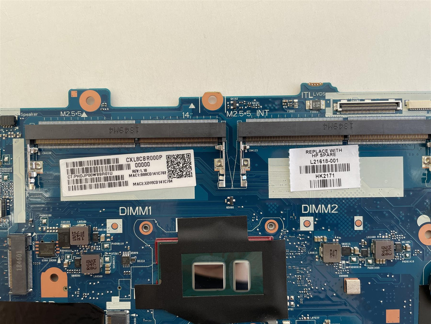 HP Elitebook 840r G4 Motherboard L21618-001 UMA i5-7200U System Board Mother Board Main Board Main Board