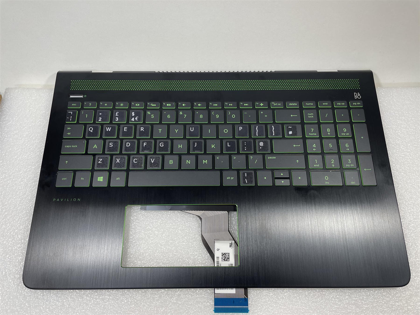 HP Pavilion 15-CB013NA 926893-031 UK English Keyboard Palmrest with Sticker NEW