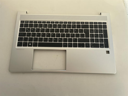 For HP Probook 650 G8  M49545-DD1 Palmrest Top Cover Keyboard Iceland NEW