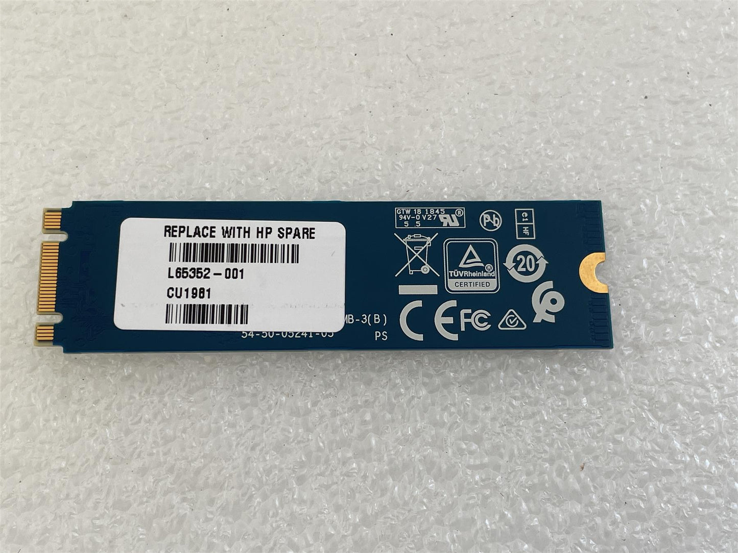 For HP L65352-001 Western Digital SN520 NVMe 128GB Solid State Drive SSD Genuine