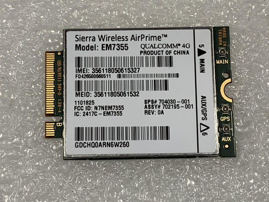 HP 704030-001 702195-001 Sierra Wireless Airprime EM7355 LTE WWAN Module NEW