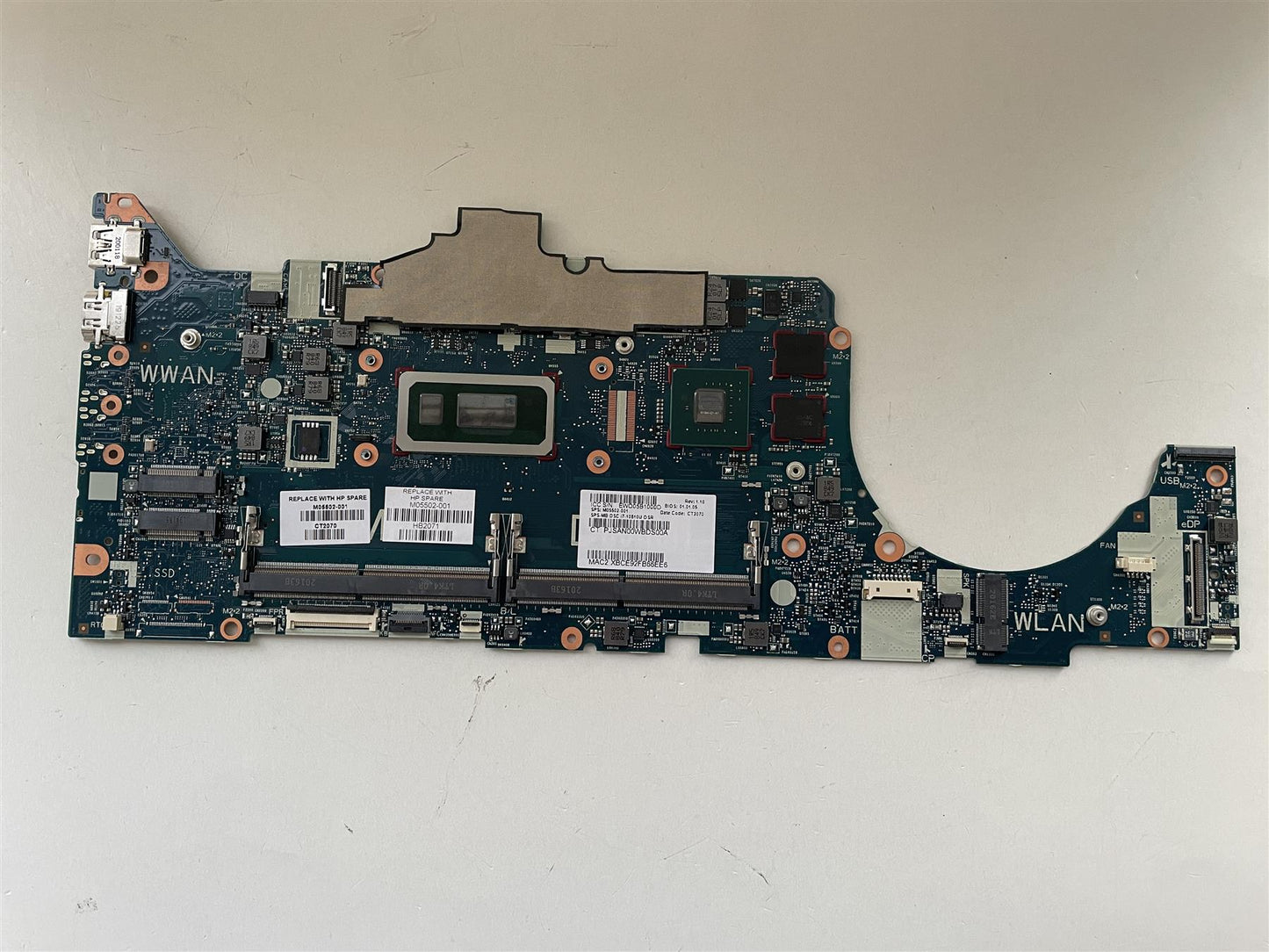 For HP Zbook Firefly15 G7 M05502-001 Motherboard DSC Intel i7-10810U OSR