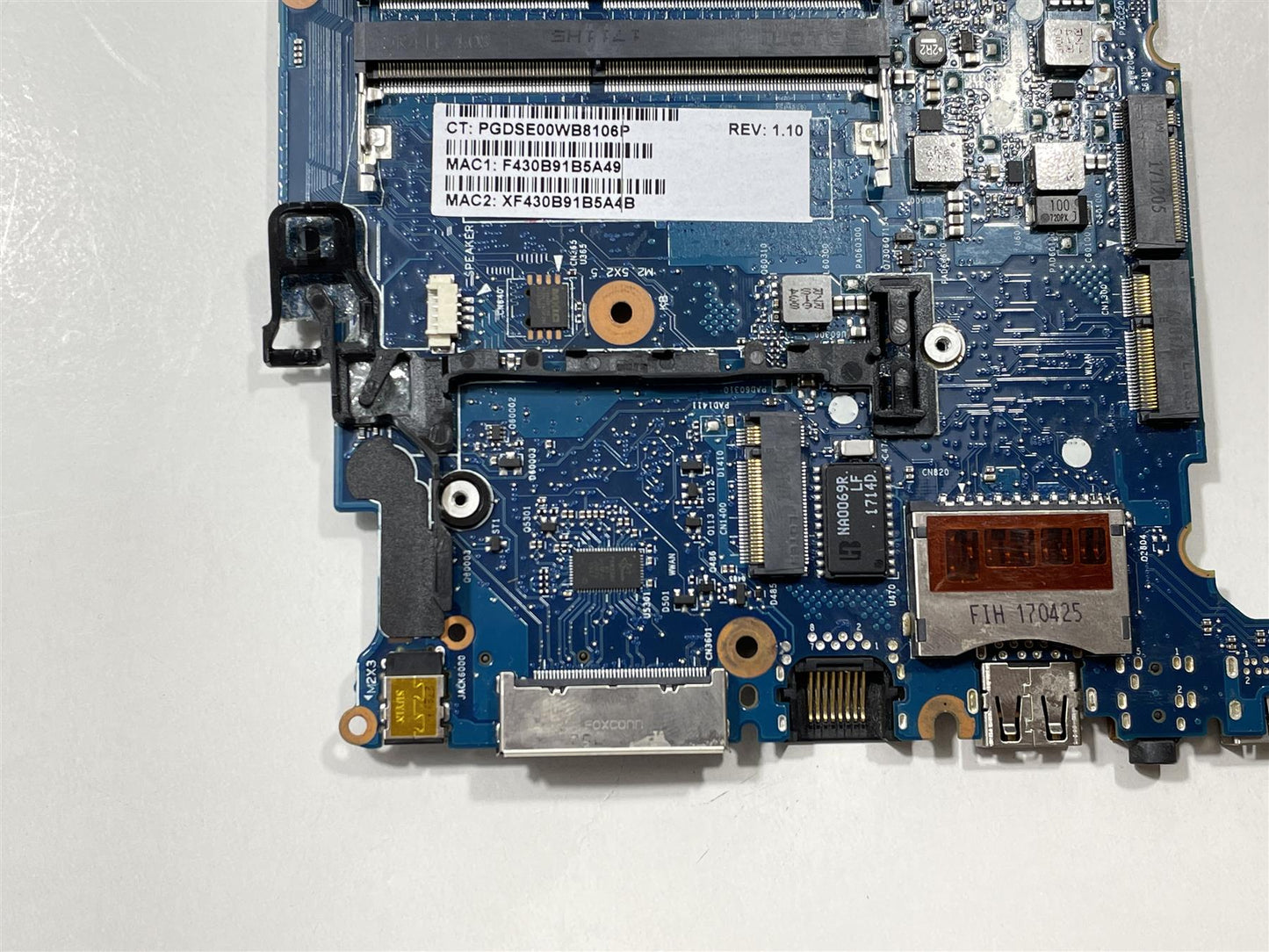 HP EliteBook 820 G4 914274-001 601 Intel Core i7-7600U Motherboard Genuine NEW