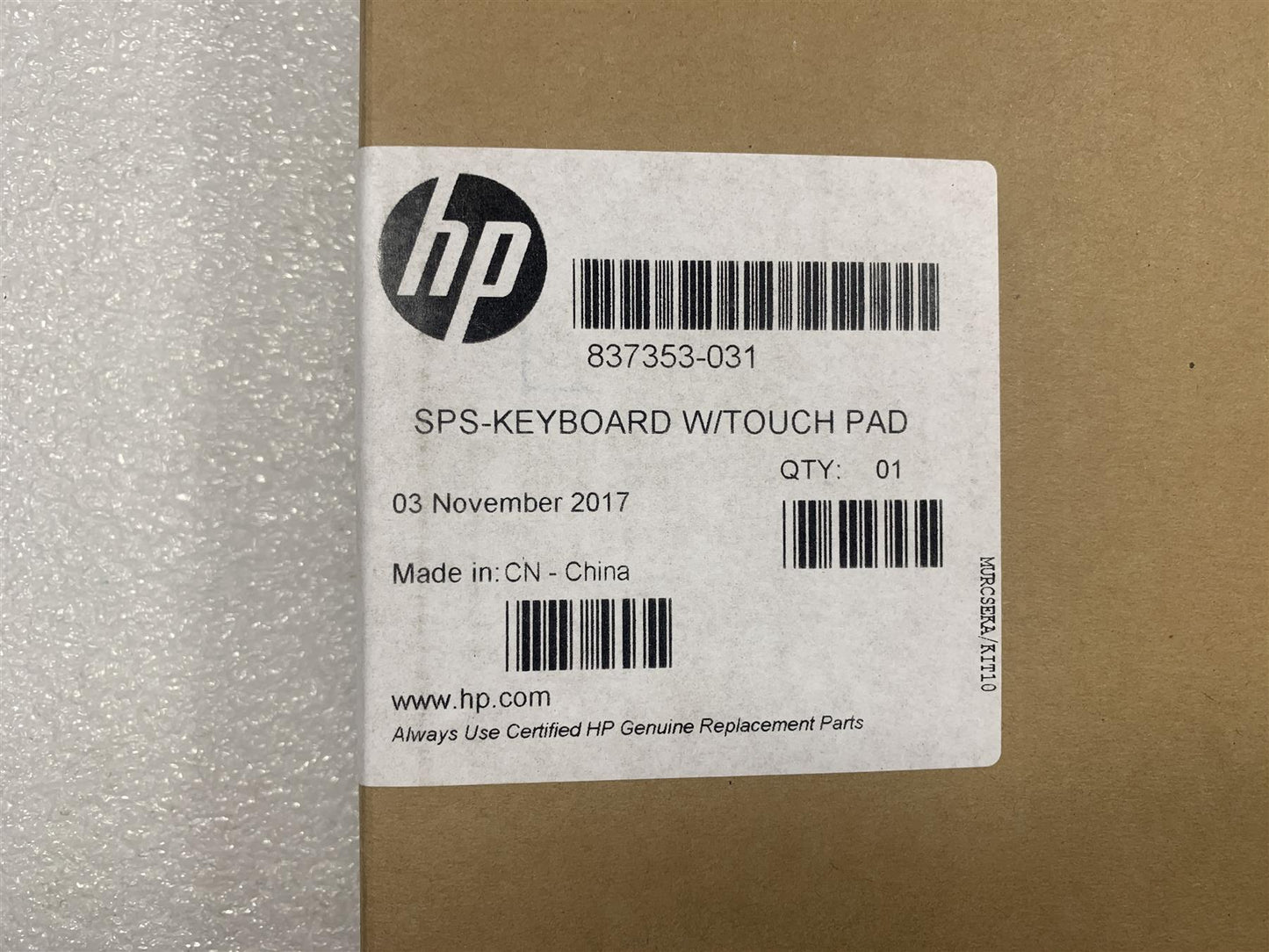 HP EliteBook Folio 1020 G1 837353-031 838586-031 UK English Keyboard Genuine NEW